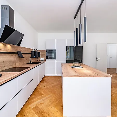 Bright Designer With 2br, 2ba And Free Parking * Goltsch Jenikau